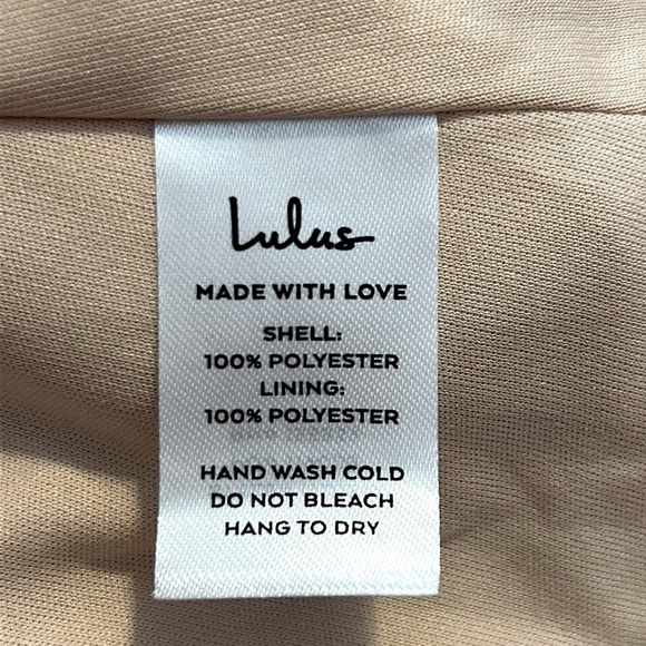 LULU'S Loving Moment Blush Cold-Shoulder Cutout Halter Maxi Dress SIze Small NWT - Picture 15 of 16